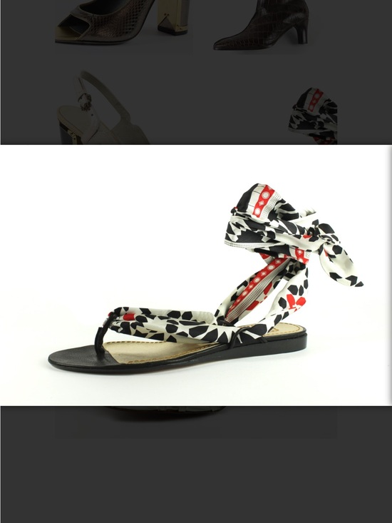 Loewe Shoes - Women’s Silk LOEWE Sandal size 36